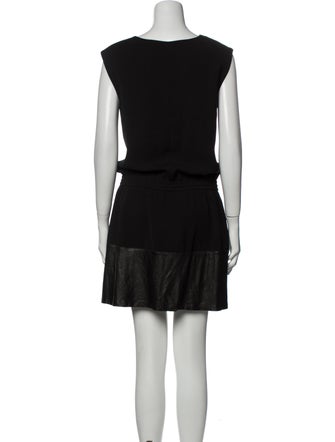 Vince Scoop Neck Knee-Length Dress