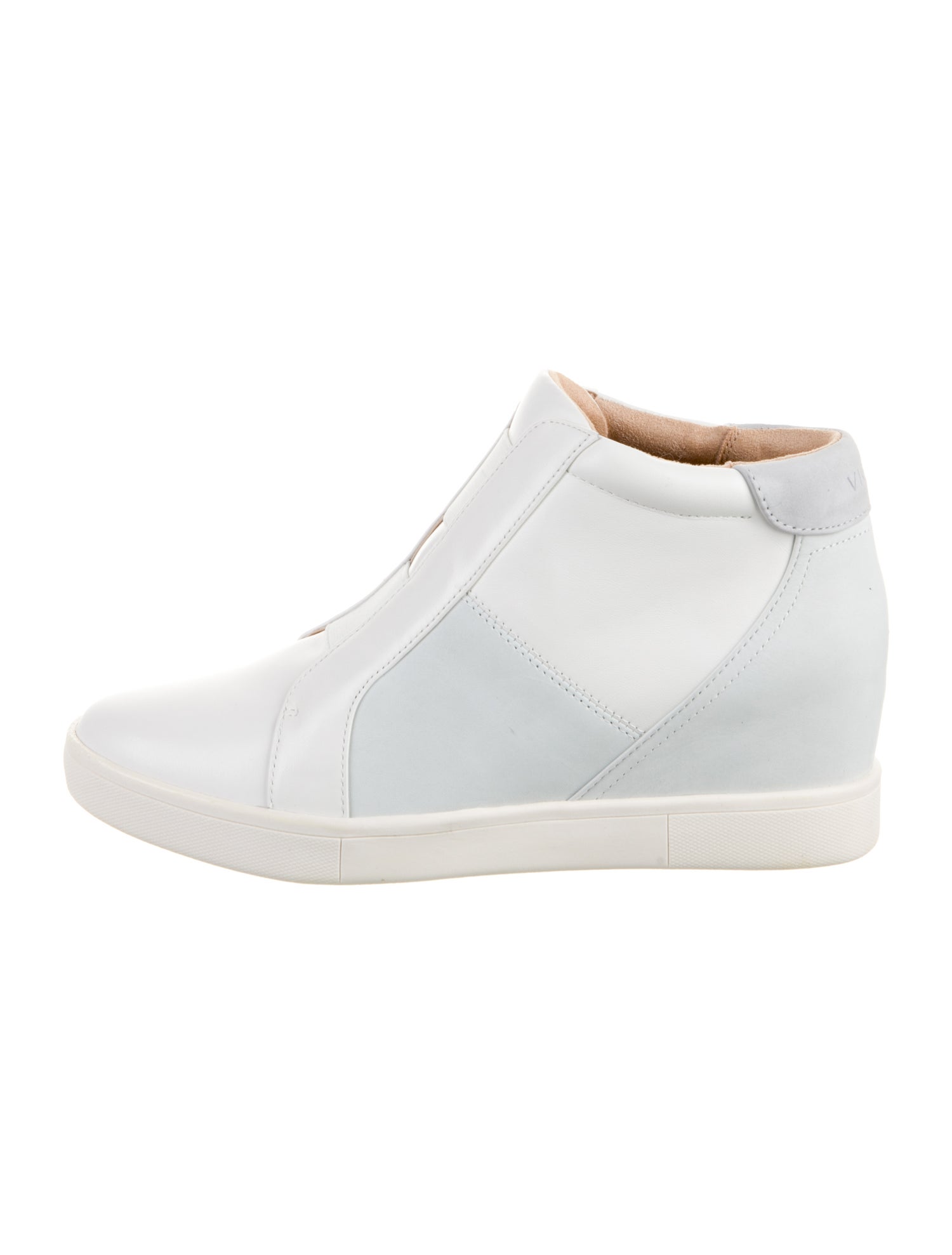 VIONIC Leather Wedge Sneakers