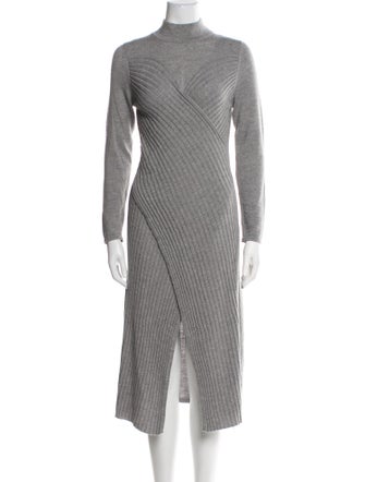 Violante Nessi Wool Midi Length Dress