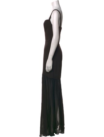 Violante Nessi Square Neckline Long Dress