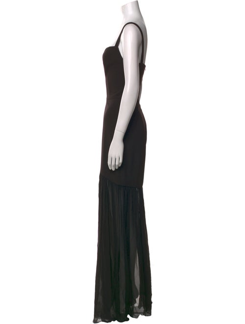 Violante Nessi Square Neckline Long Dress