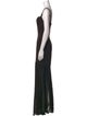 Violante Nessi Square Neckline Long Dress