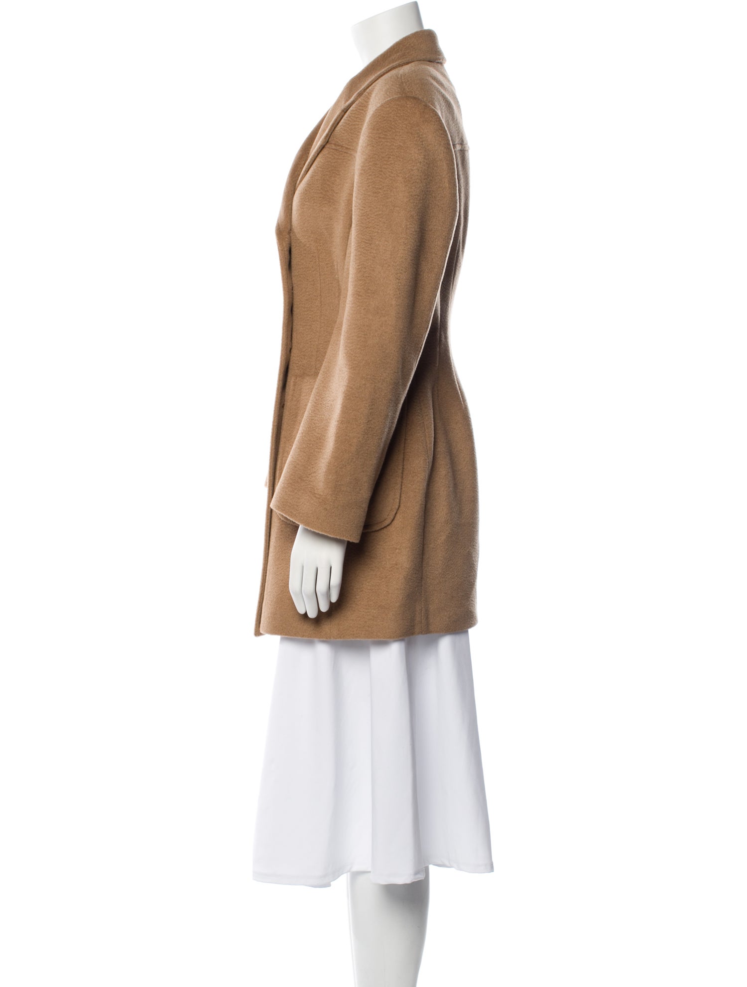 Violante Nessi Camel Leather Blazer