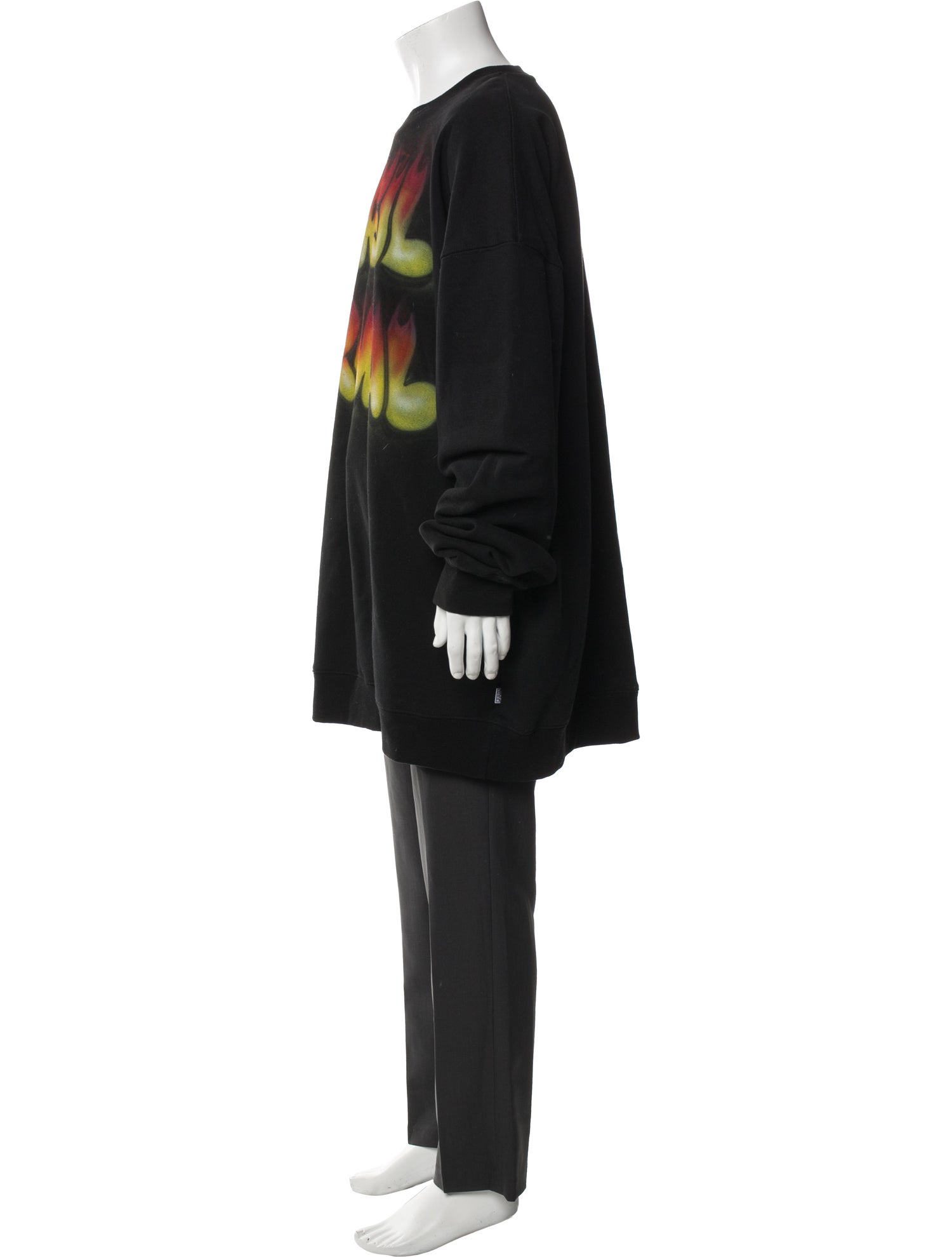 Virgil Normal Graphic Print Crew Neck Sweatshirt