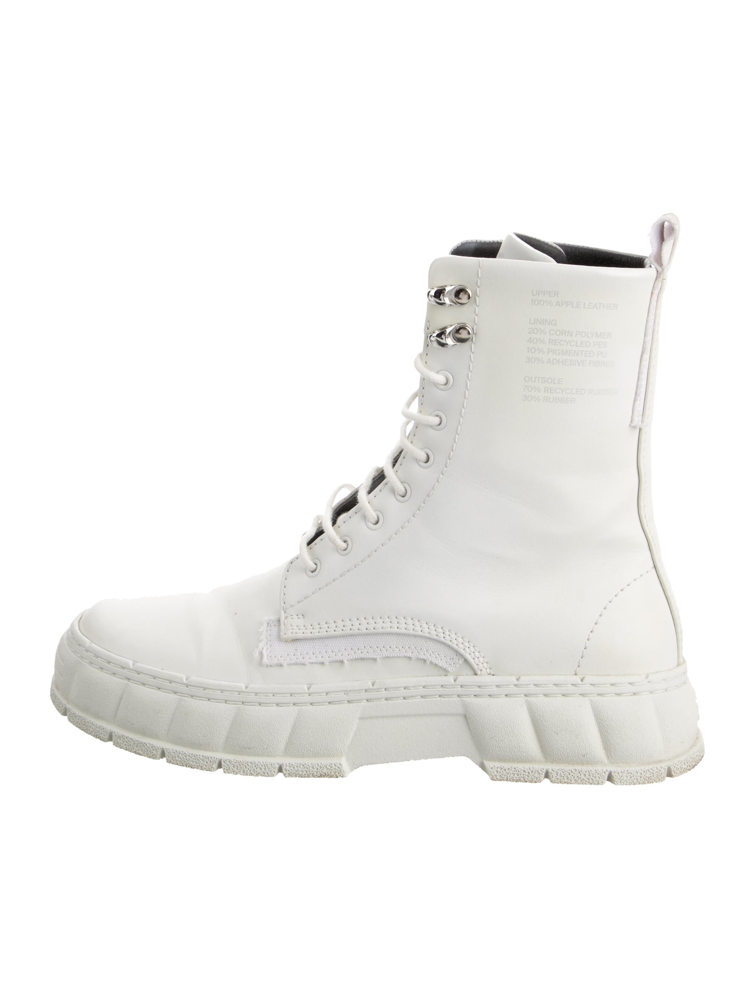 VIRÓN Vegan Leather Combat Boots
