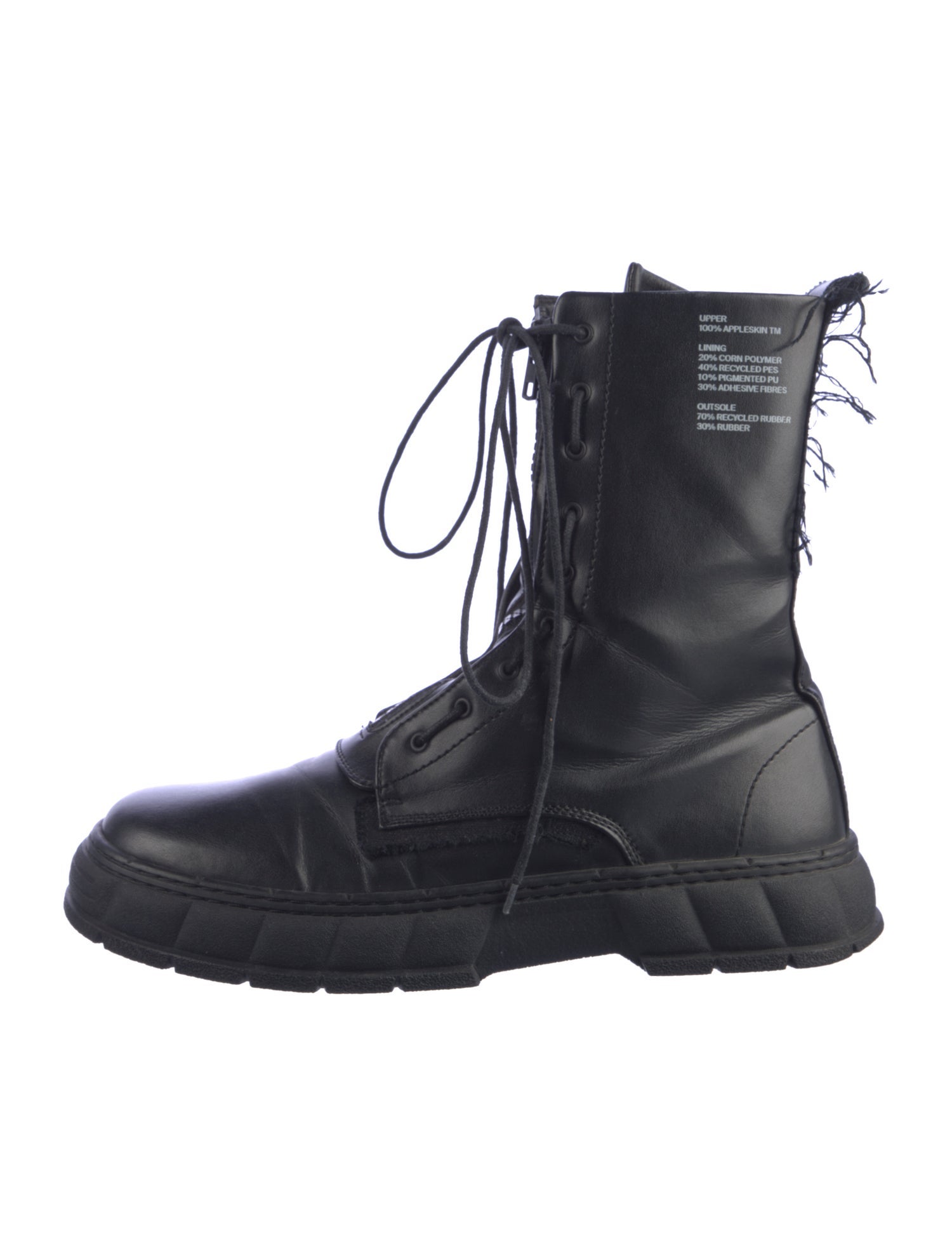 VIRÓN Vegan Leather Lace-Up Boots