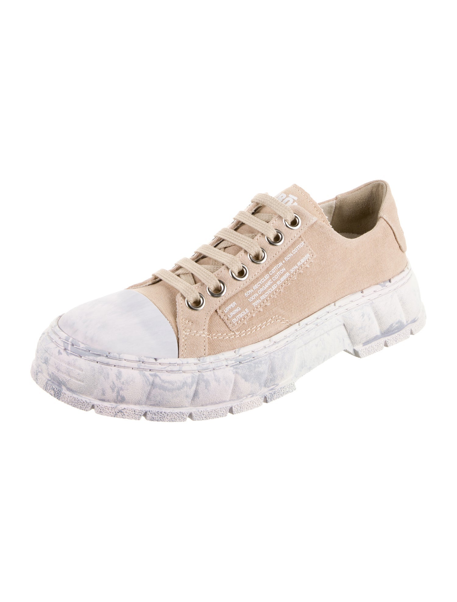 VIRÓN Canvas Graphic Print Sneakers w/ Tags