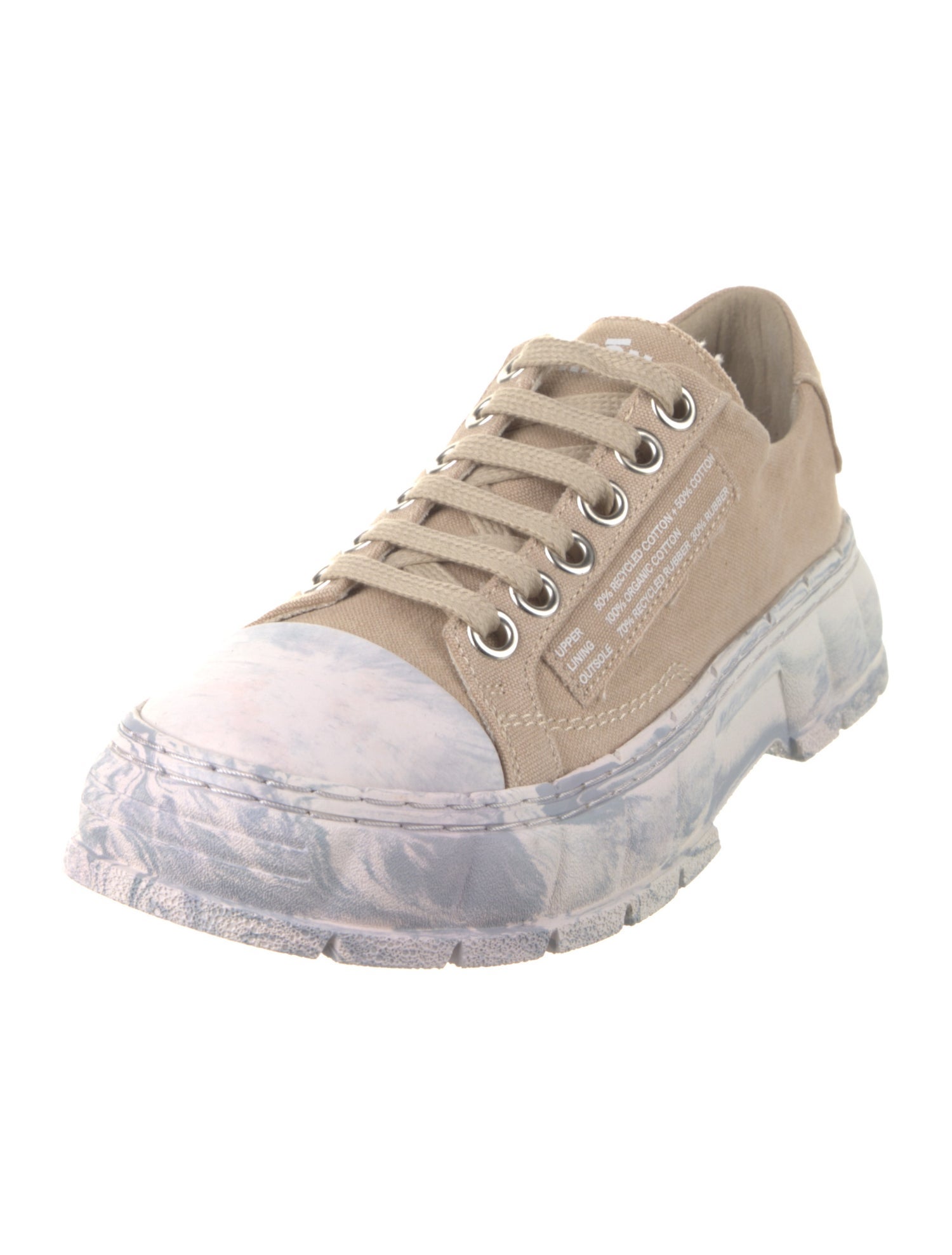 VIRÓN Canvas Graphic Print Sneakers w/ Tags