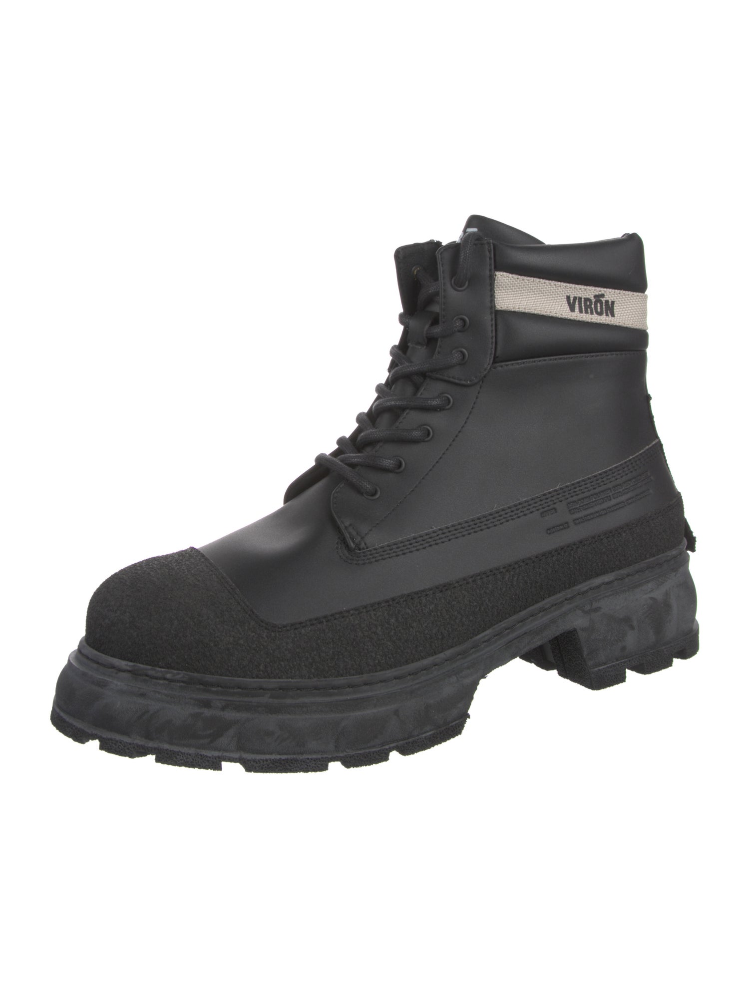 VIRÓN Vegan Leather Combat Boots