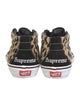 Vans x Supreme Sk8-Mid Pro 'Cheetah Velvet Black' Sneakers