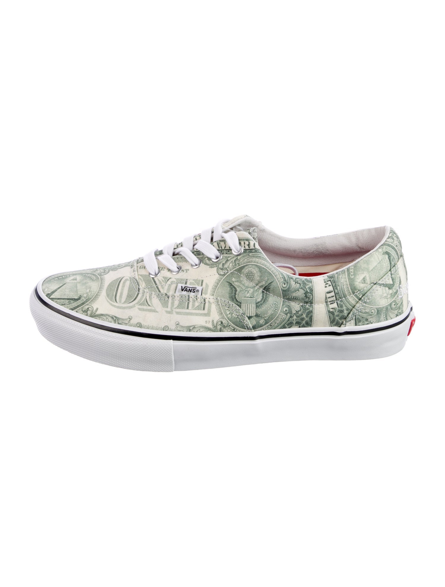 Vans x Supreme Skate Era 'Dollar Bill' Sneakers w/ Tags