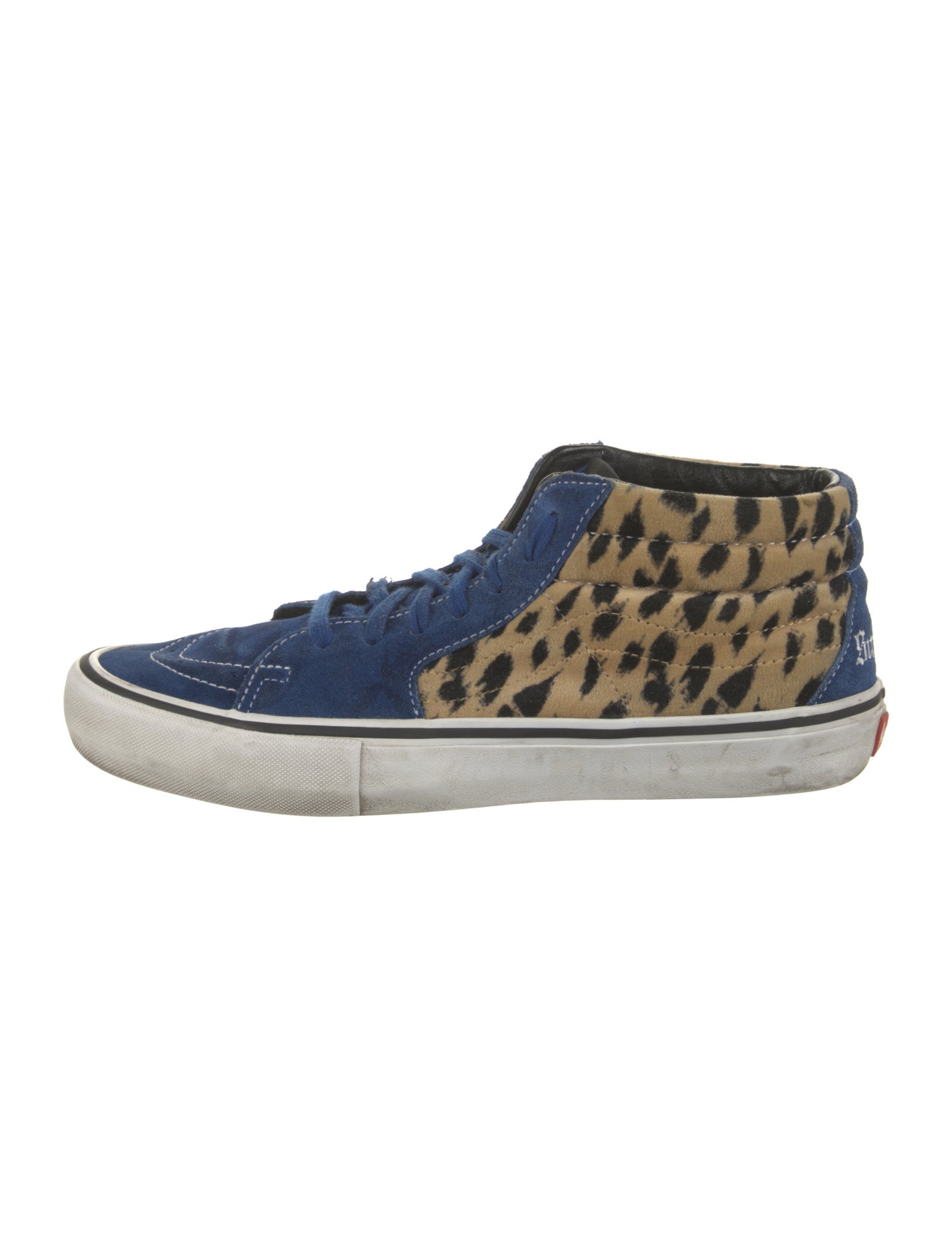 Vans x Supreme Sk8-Mid Pro 'Cheetah Velvet' Sneakers