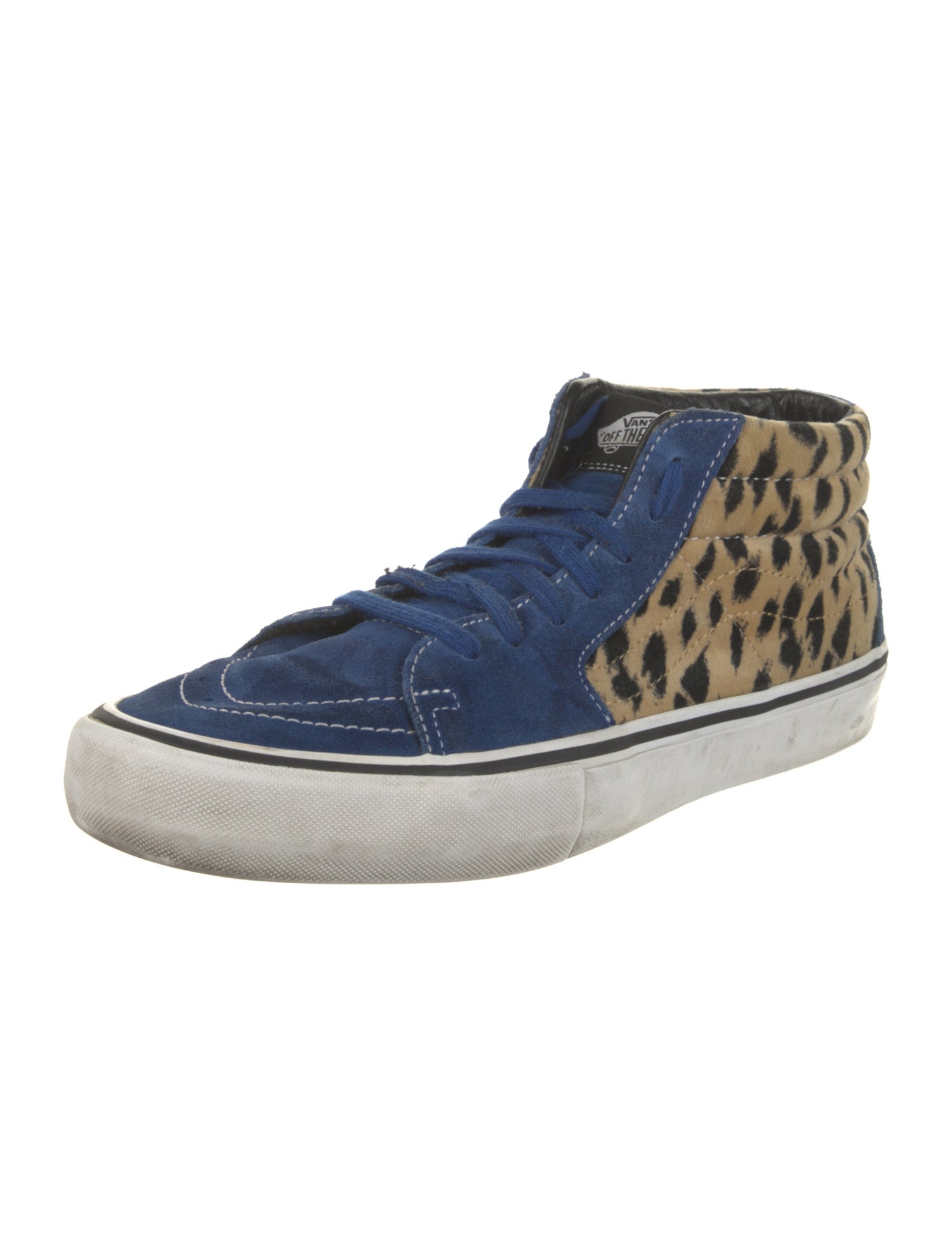 Vans x Supreme Sk8-Mid Pro 'Cheetah Velvet' Sneakers
