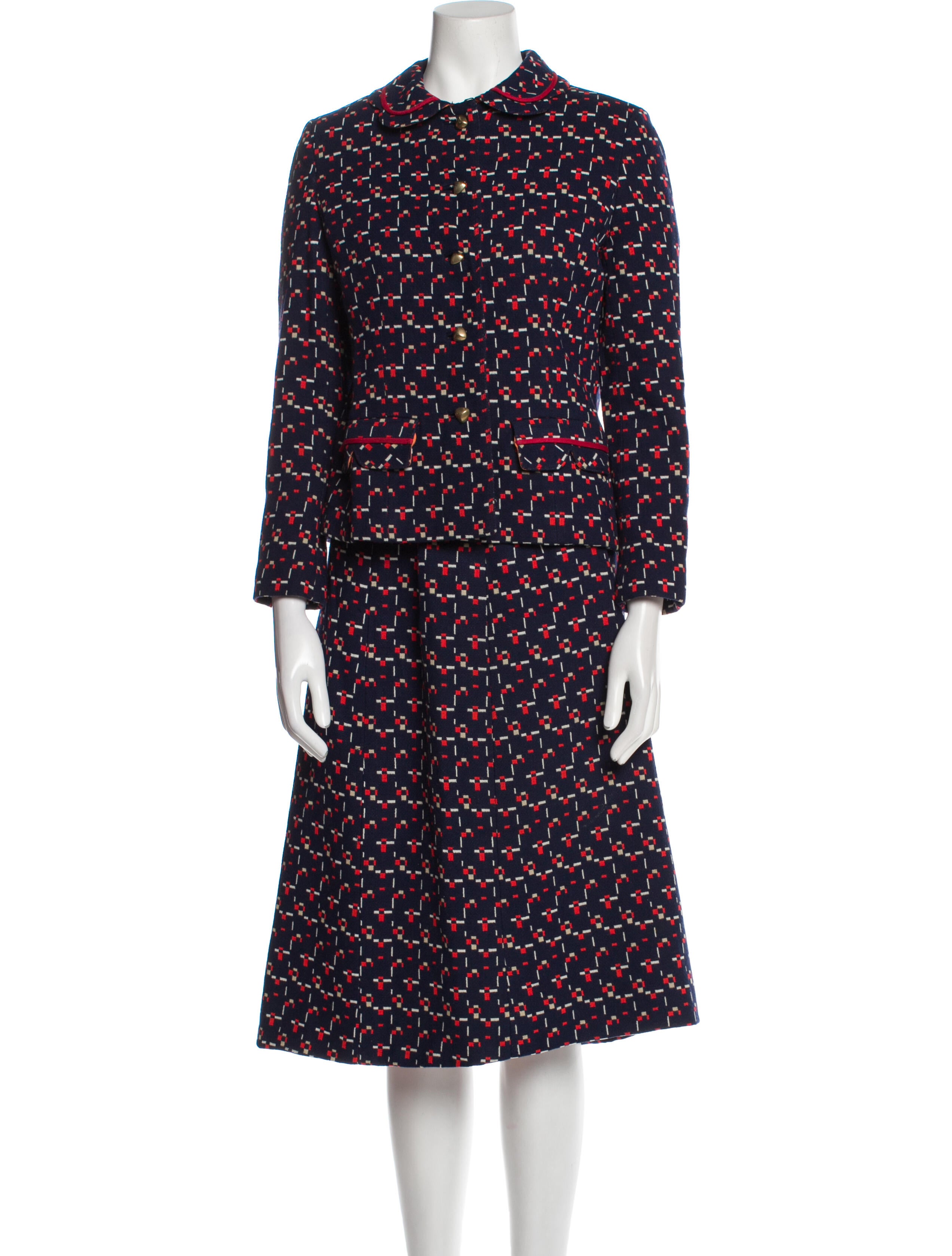 Vintage - Unbranded Vintage Late 1950's - Early 1960's Skirt Suit