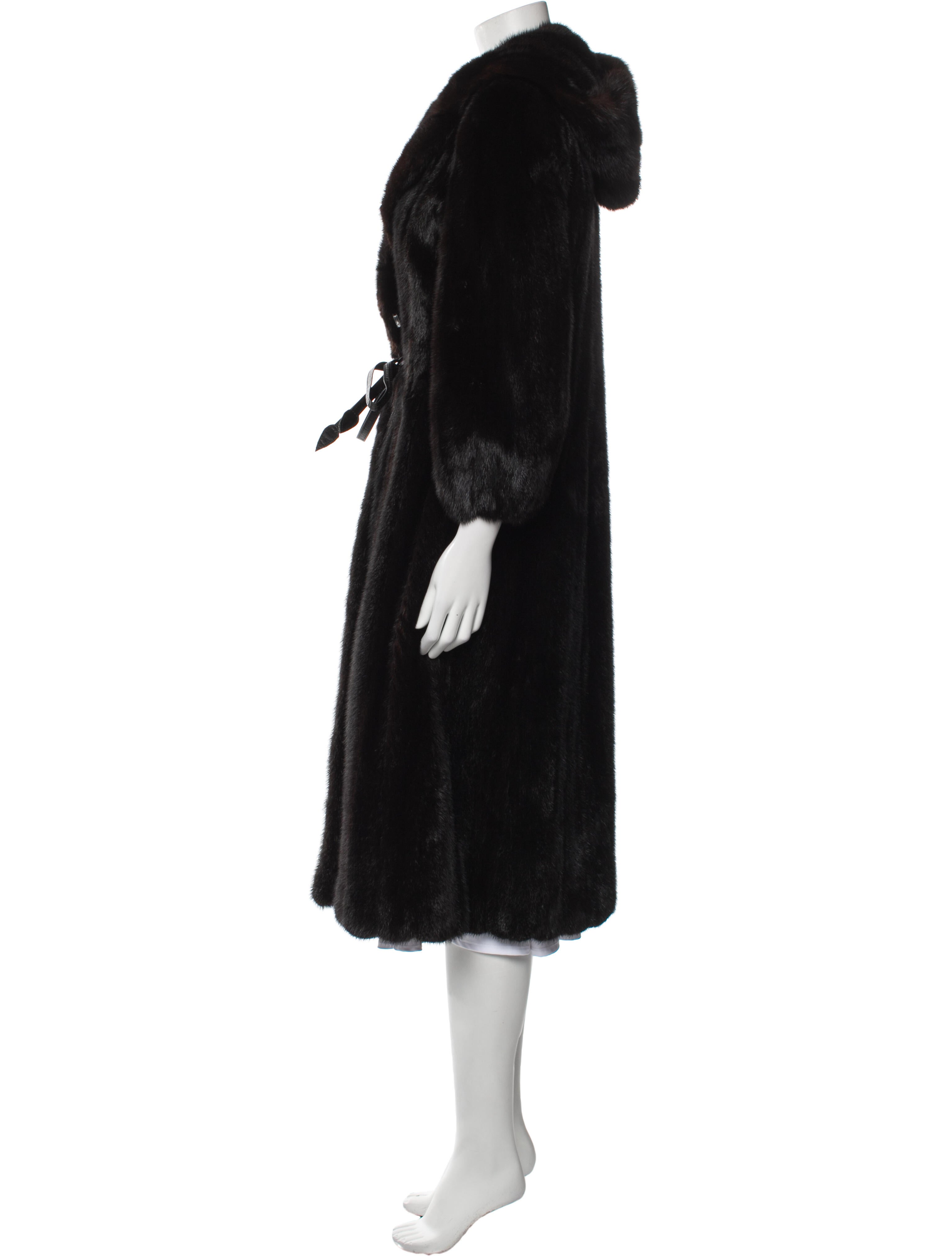 Vintage Unbranded Sable Fur Coat Neutrals Coats, Clothing