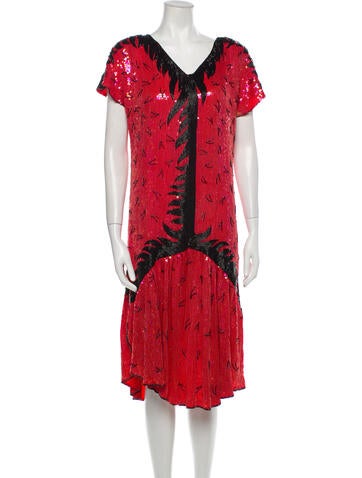 Vintage - Unbranded Dresses Midi Length Dress L