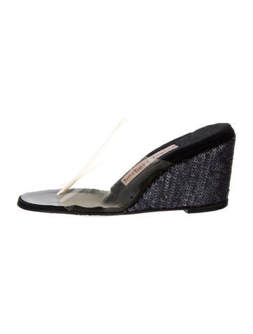 Herbert Levine Sandals Vintage 1970's Slides 5B | 5