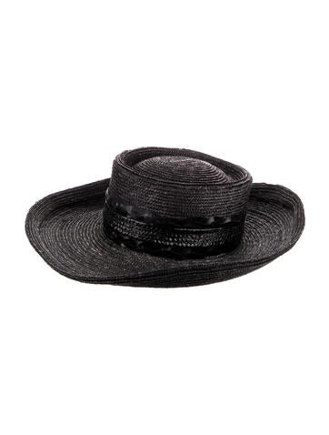 Vintage - Unbranded Hats Solid Straw Hat