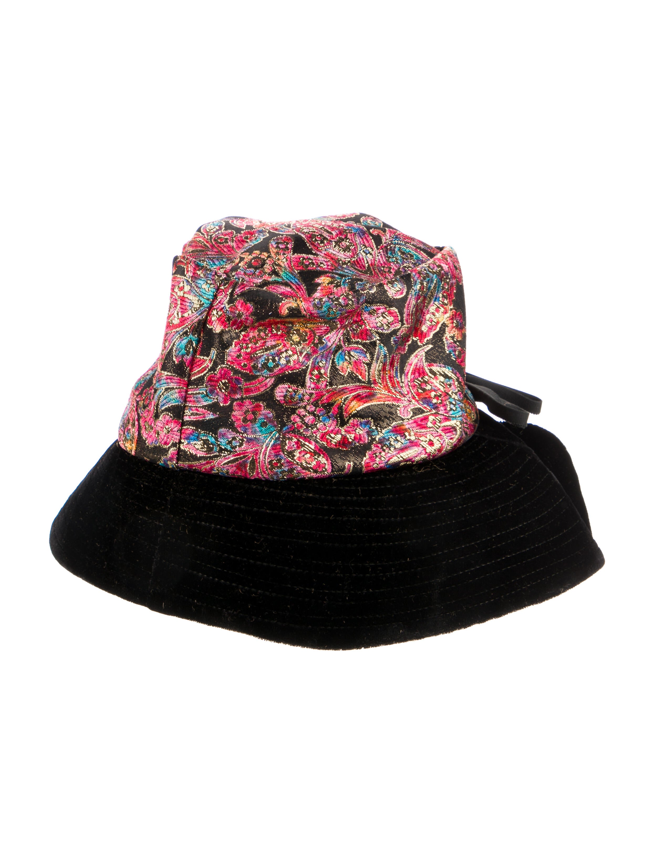 Vintage - Unbranded Printed Bucket Hat
