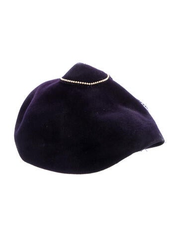 Vintage - Unbranded Hats Velvet Pillbox Hat
