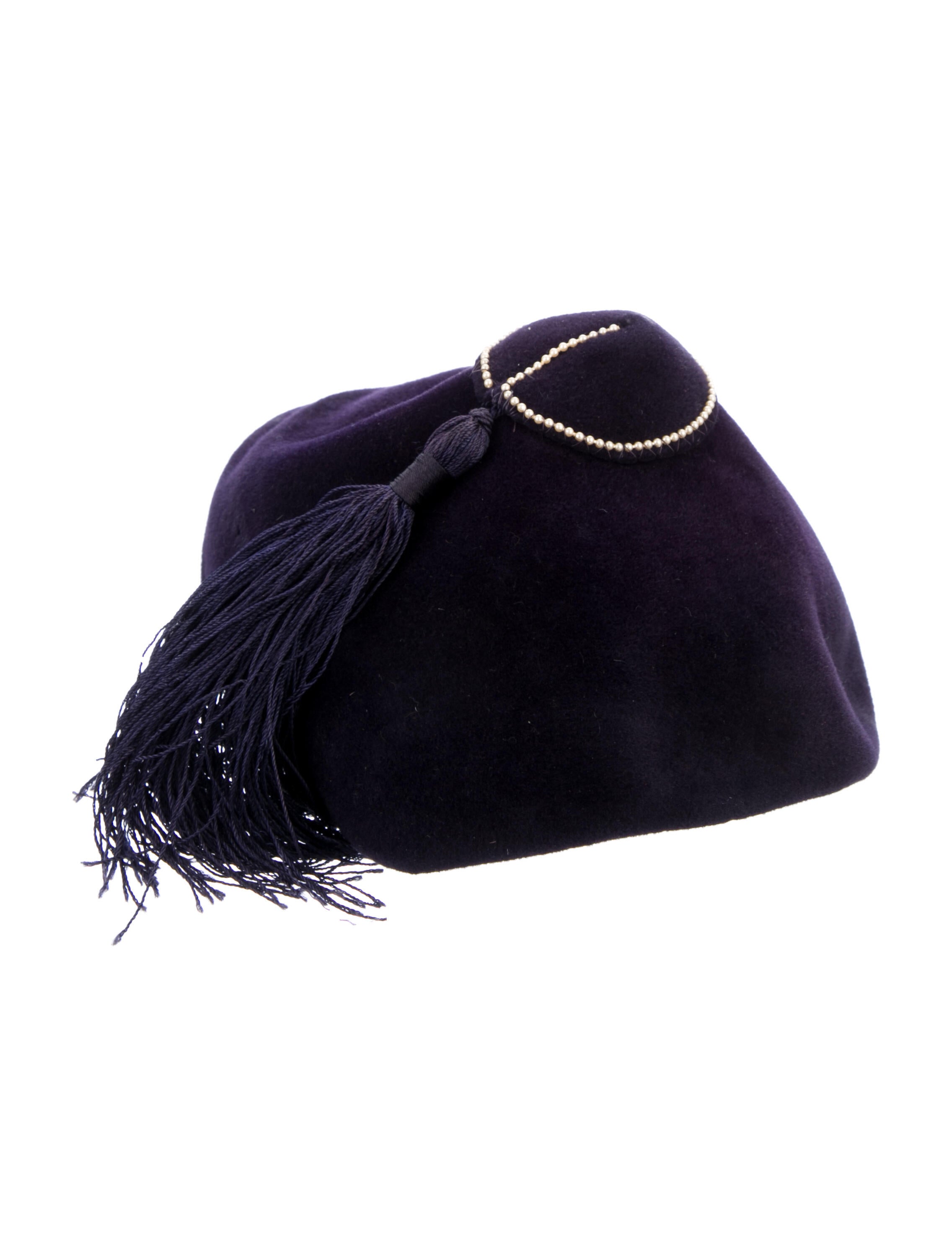 Vintage - Unbranded Velvet Pillbox Hat