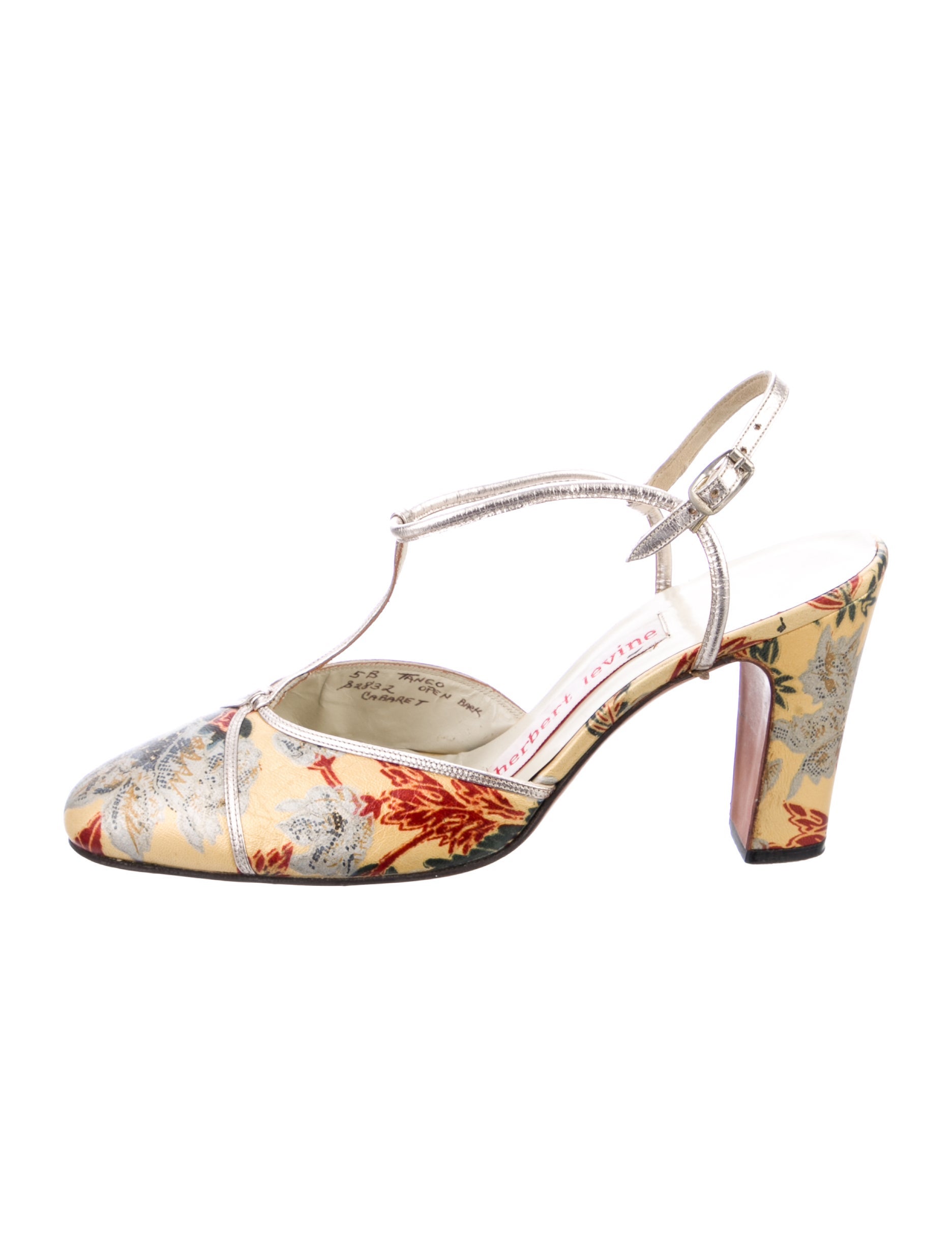 Herbert Levine Vintage 1970's T-Strap Pumps