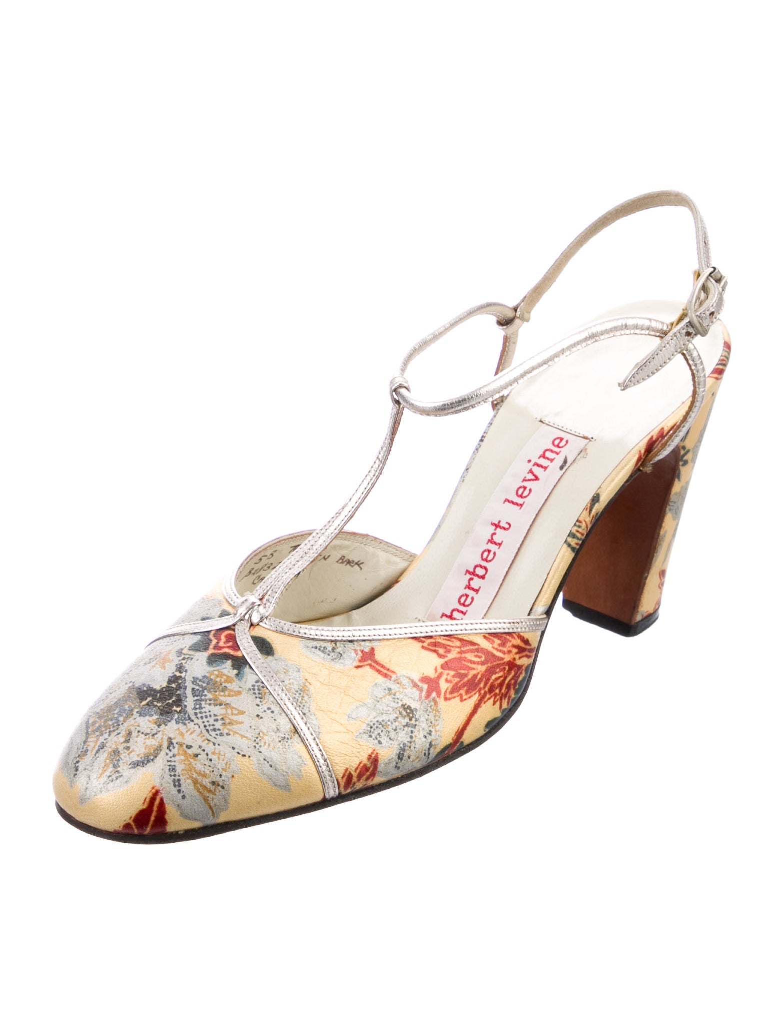 Herbert Levine Vintage 1970's T-Strap Pumps