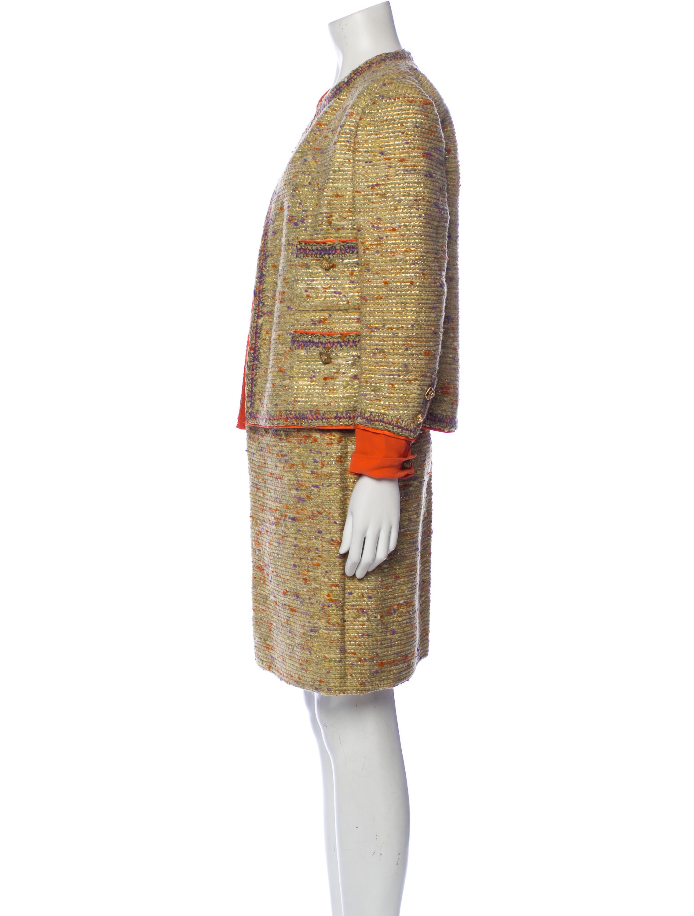 Chanel Vintage Late 1950's - Early 1960's Skirt Suit