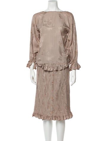 Vintage - Unbranded Suits and Sets Late 1970's Early 1980's Skirt Suit M