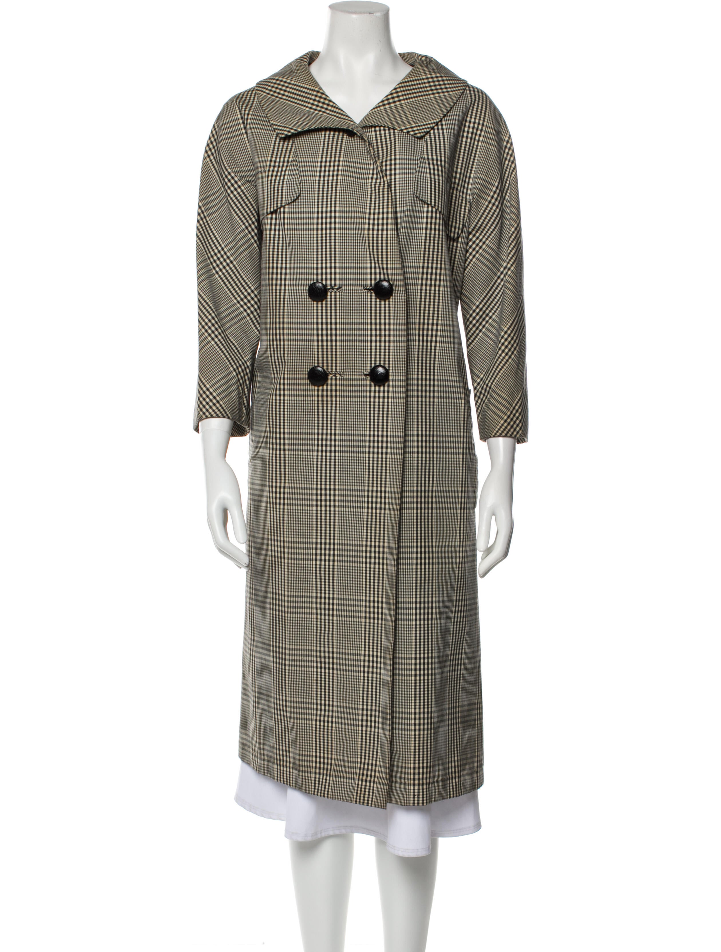 Mainbocher Vintage Late 1950's - Early 1960's Peacoat