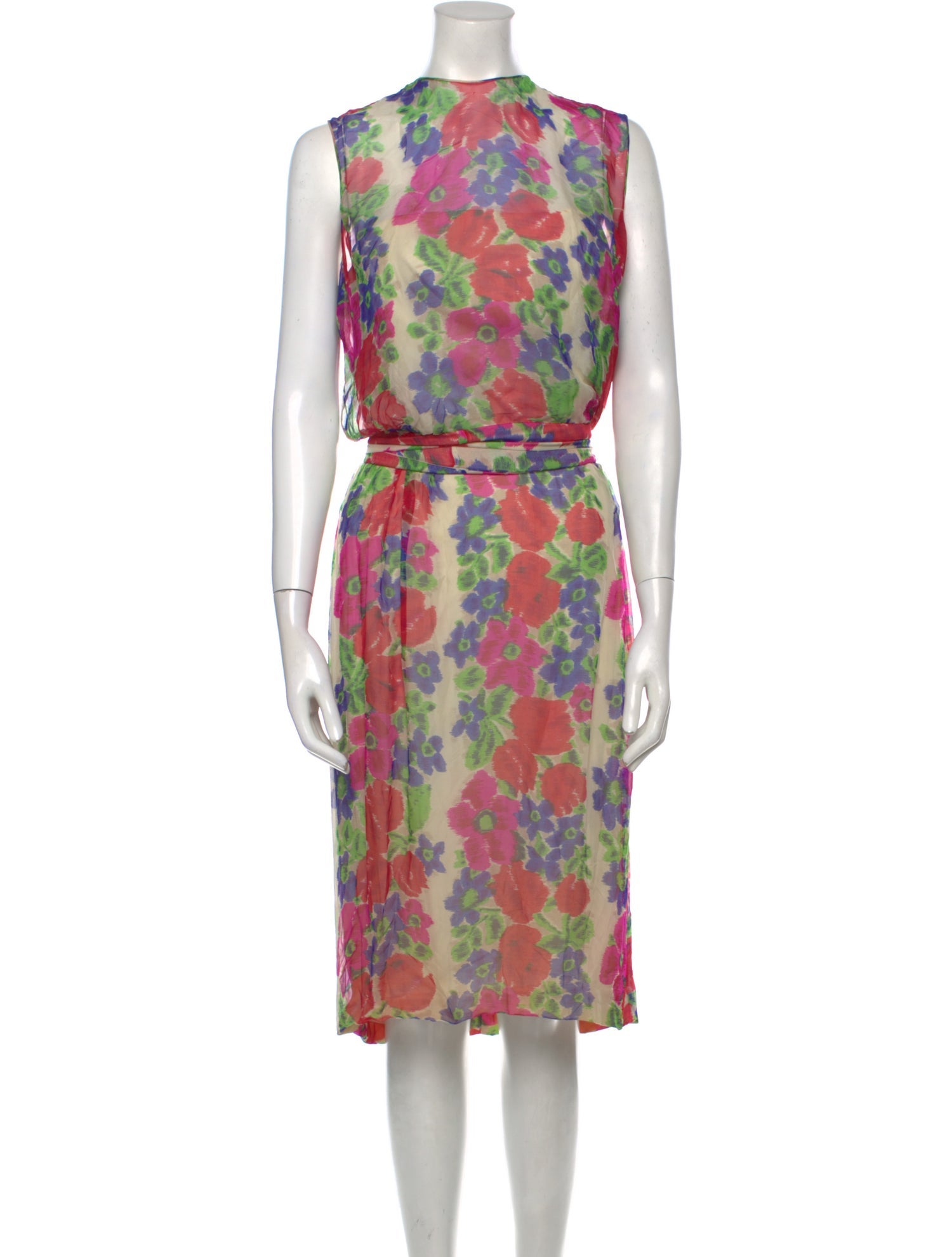 ESTEVEZ Vintage Midi Length Dress