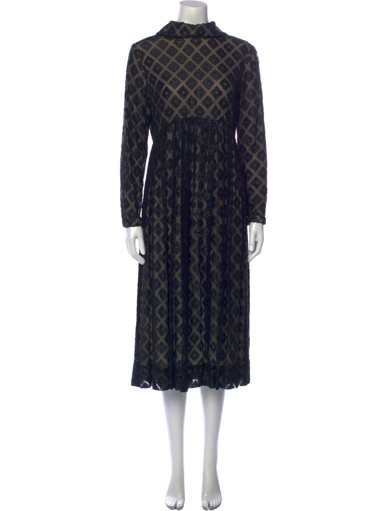 Victor Costa Vintage Midi Length Dress