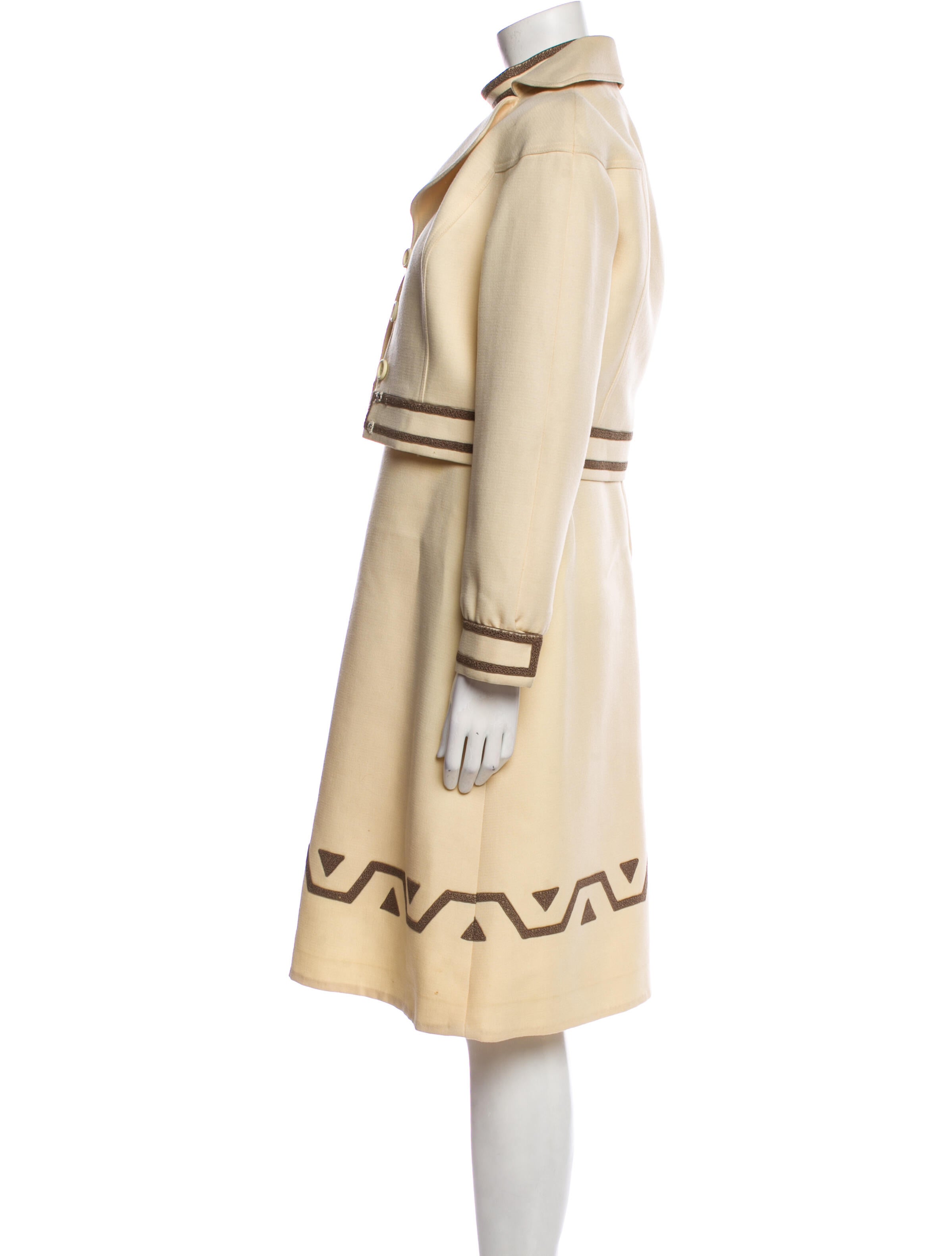 Vintage - Unbranded Vintage Late 1960's - Early 1970's Dress Set