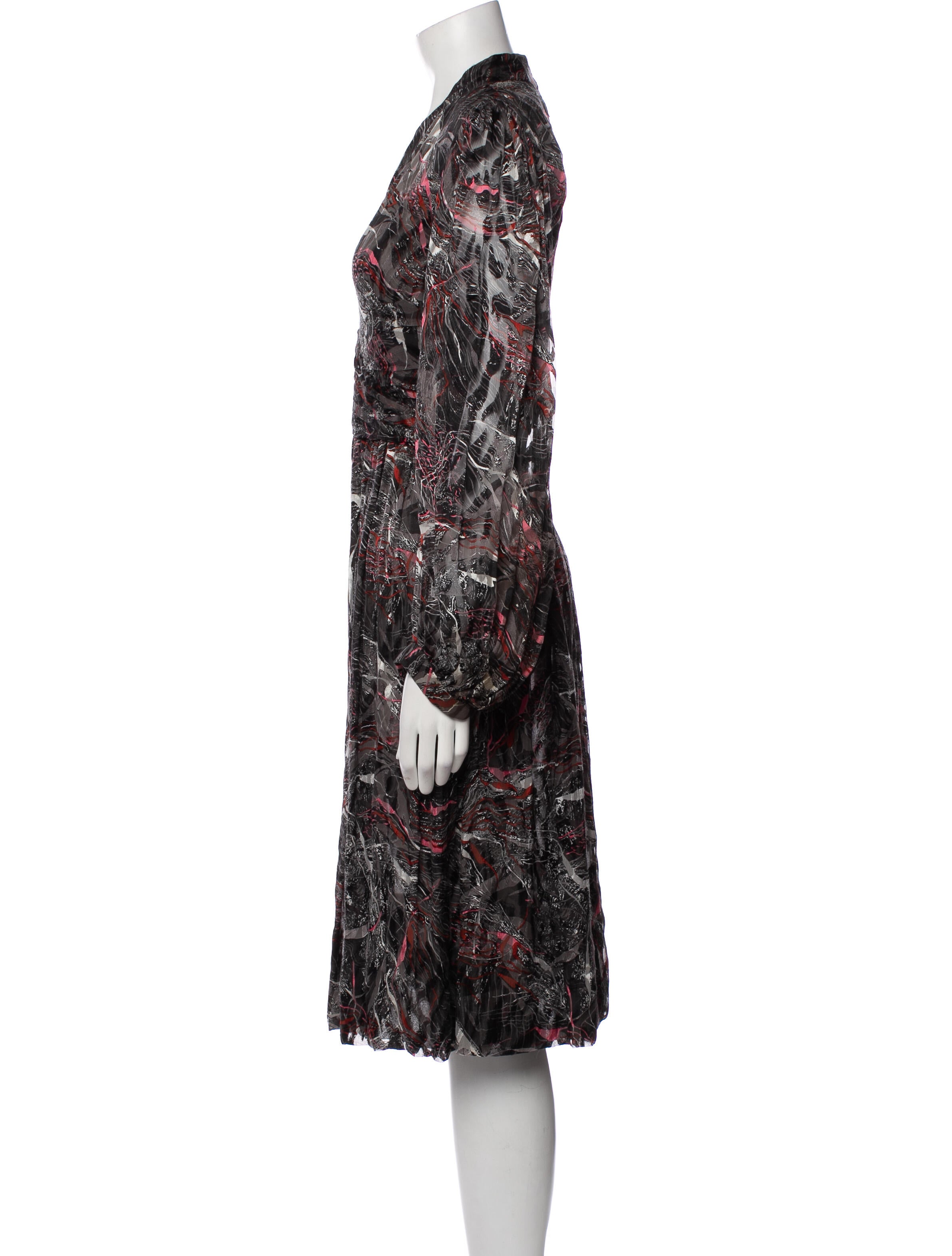 Pauline Trigere Vintage Midi Length Dress