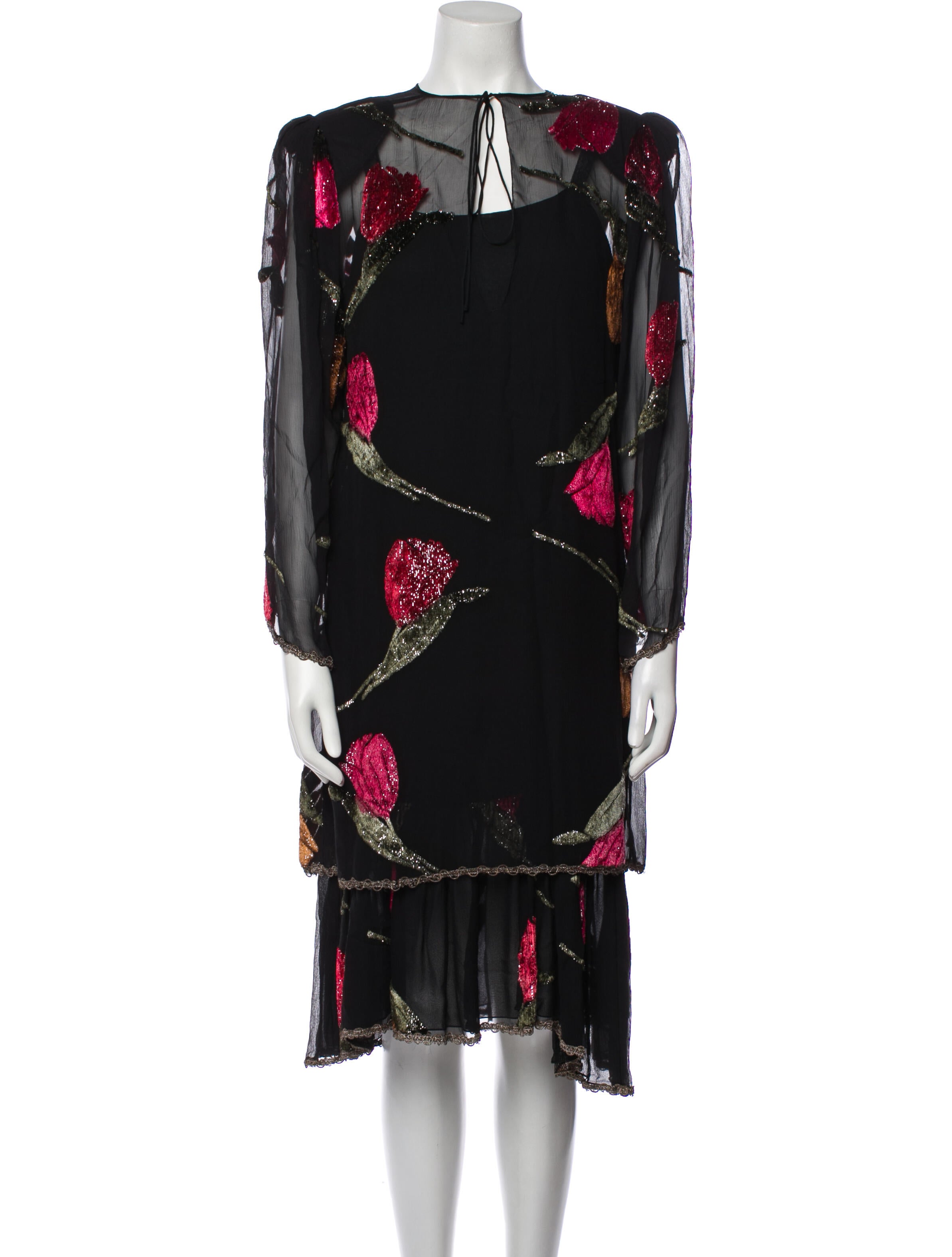 Vintage - Unbranded Vintage 1980's Dress Set