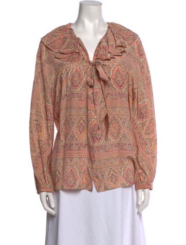 André Laug Tops Vintage 1970's Blouse L