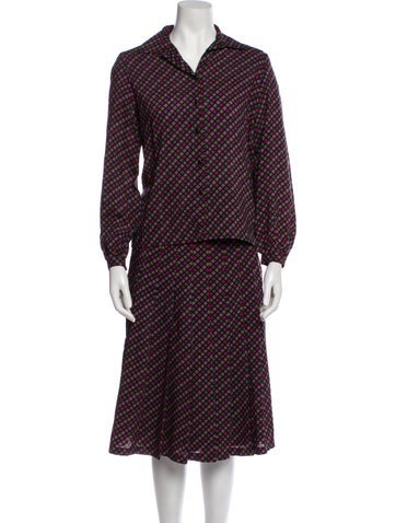 Vintage - Unbranded Suits and Sets 1980's Skirt Set M