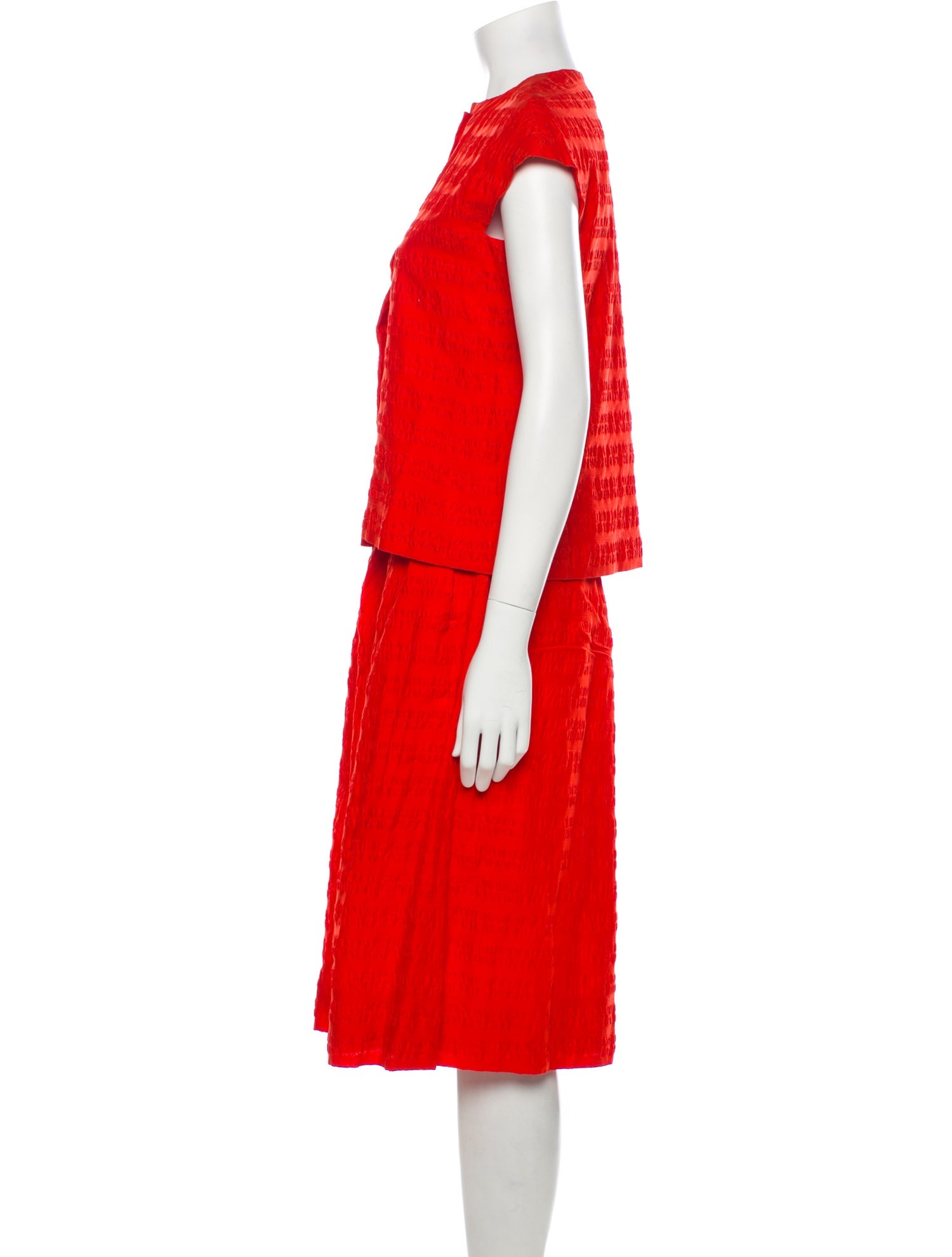 Halston Vintage 1980's Skirt Set