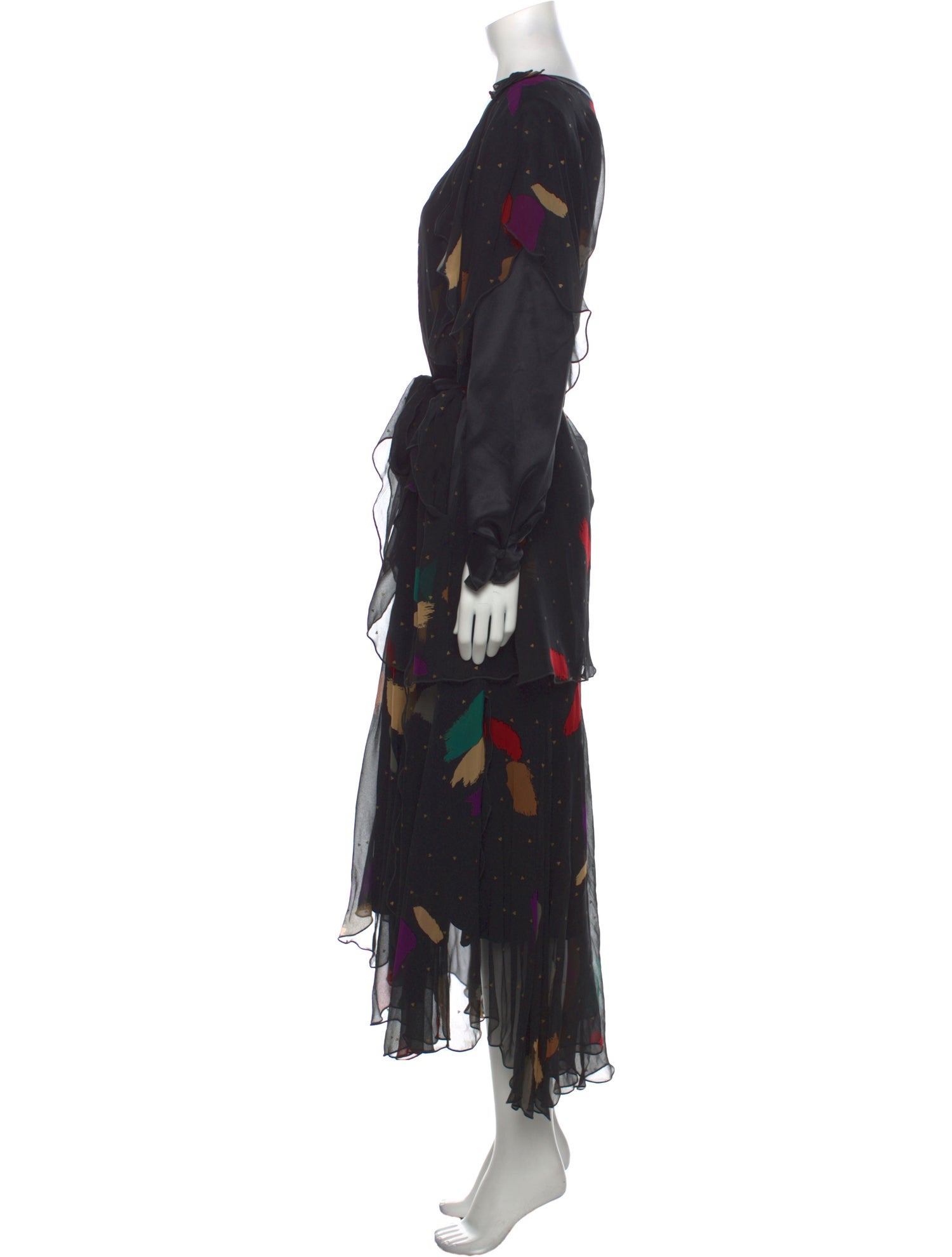 Holly Harp Vintage Midi Length Dress