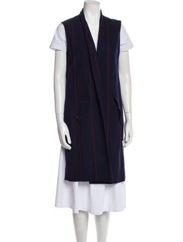 Vintage - Unbranded Jackets Striped Vest L