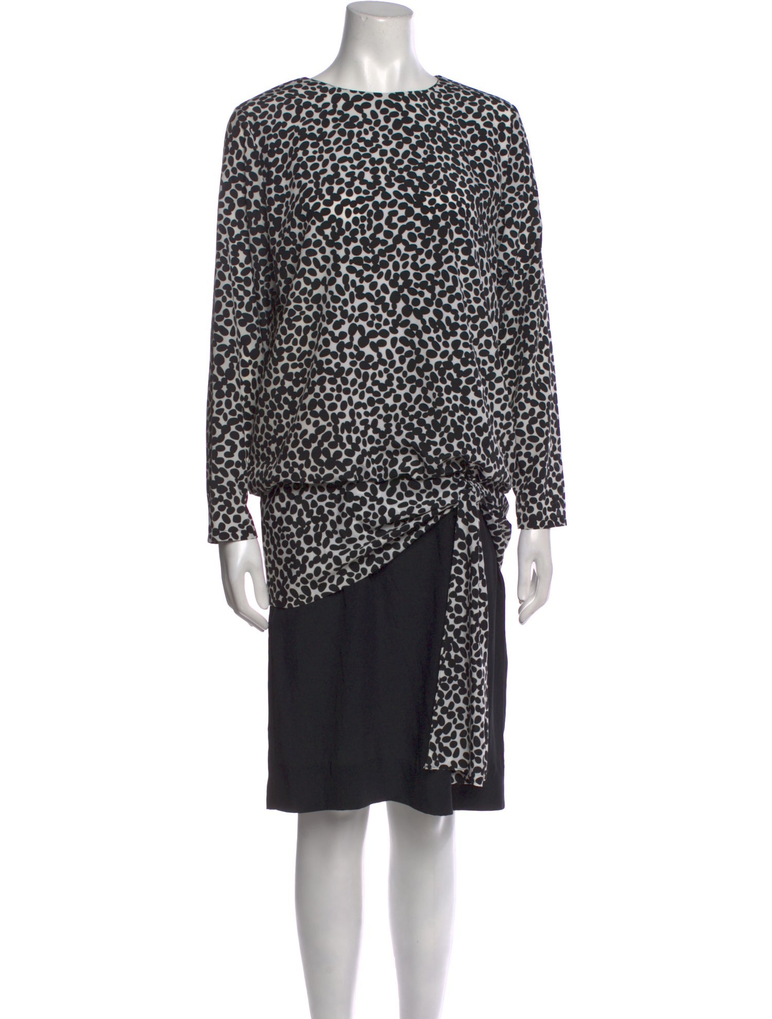 Egon Von Furstenberg Vintage Knee-Length Dress