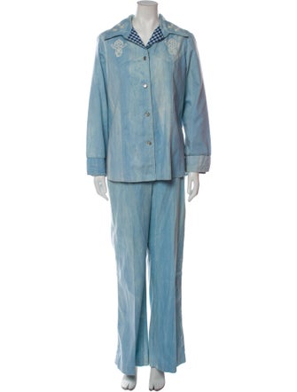 I.MAGNIN Vintage 1980's Pant Set