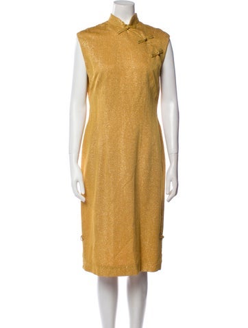 Alfred Shaheen Dresses Vintage Midi Length Dress L