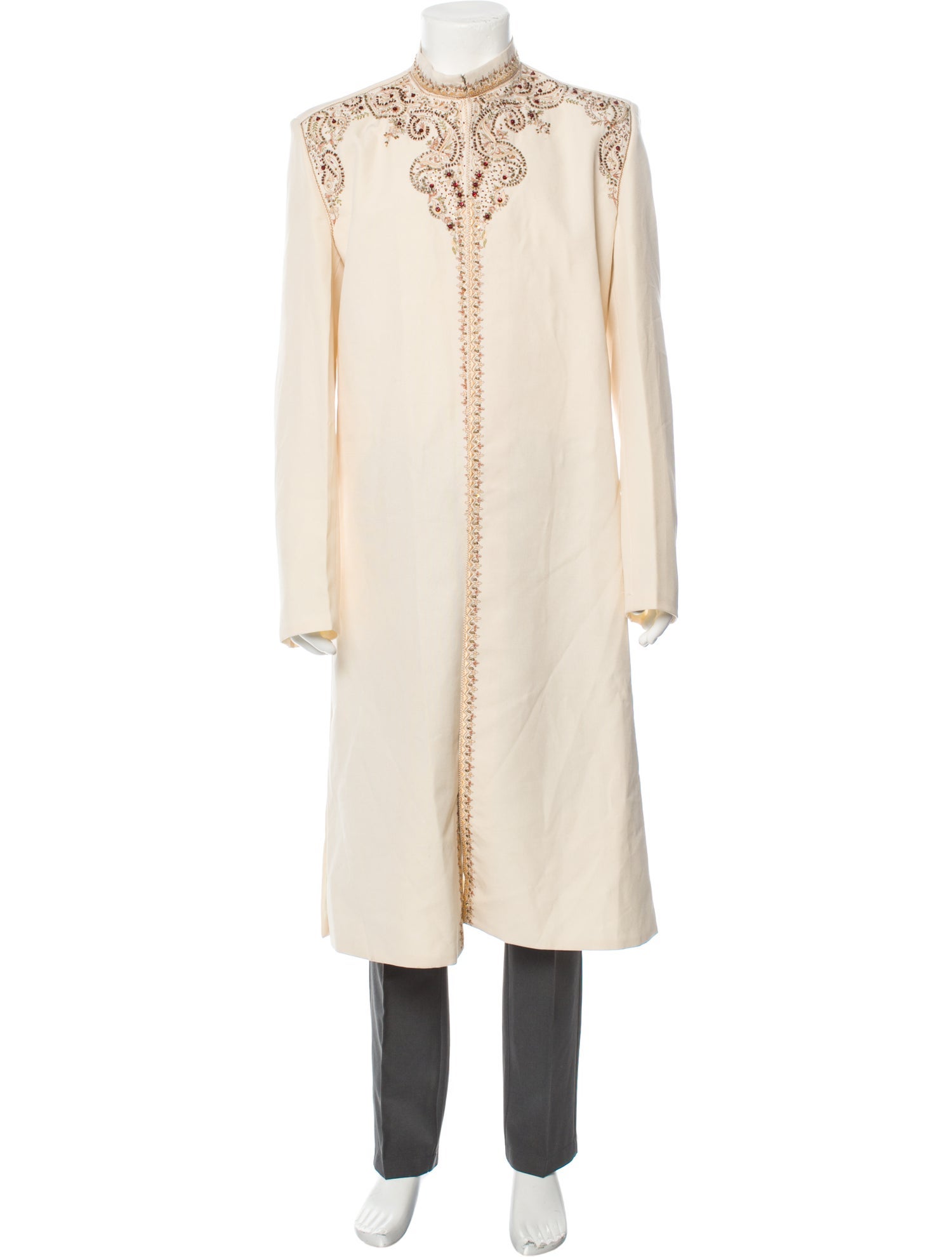 Vintage - Unbranded Vintage Paisley Print Overcoat