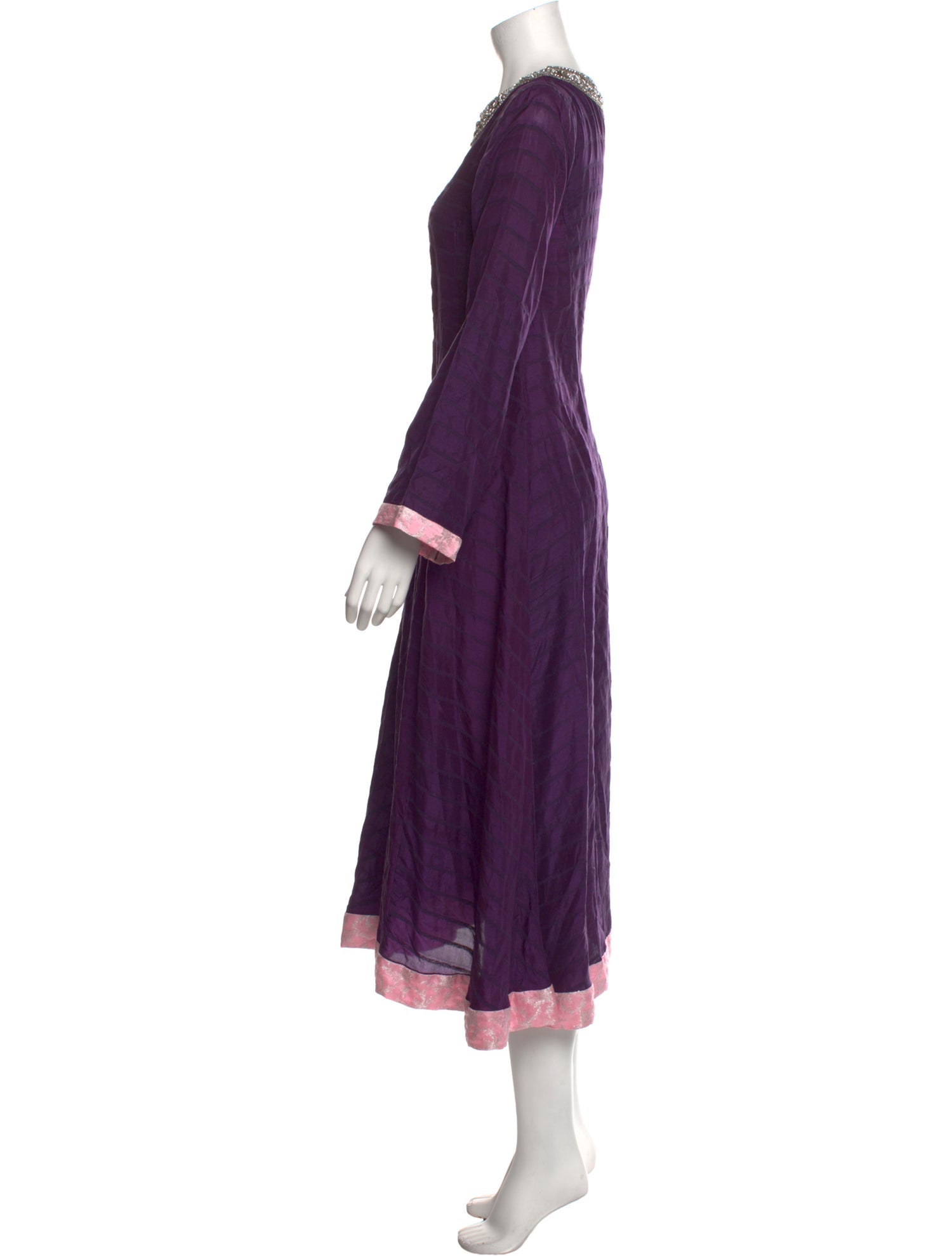 Vintage - Unbranded V-Neck Long Dress