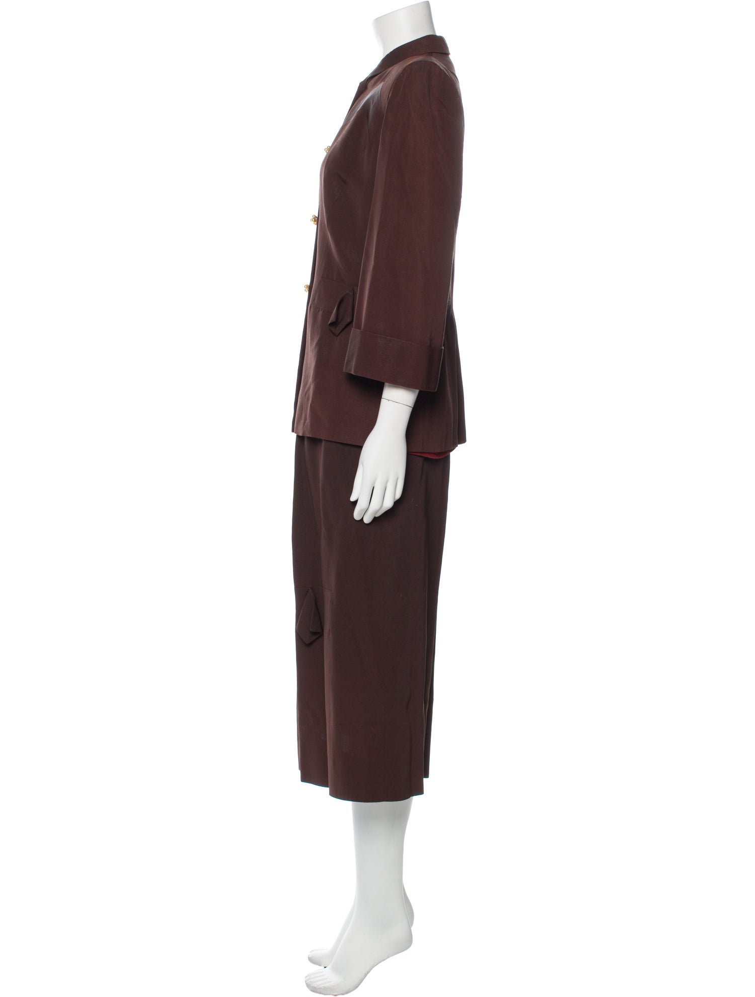 Gilbert Adrian Vintage 1950's Skirt Suit