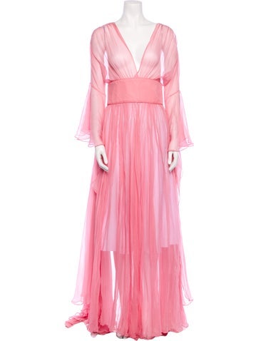 Vintage - Unbranded Tops Plunge Neckline Tunic L