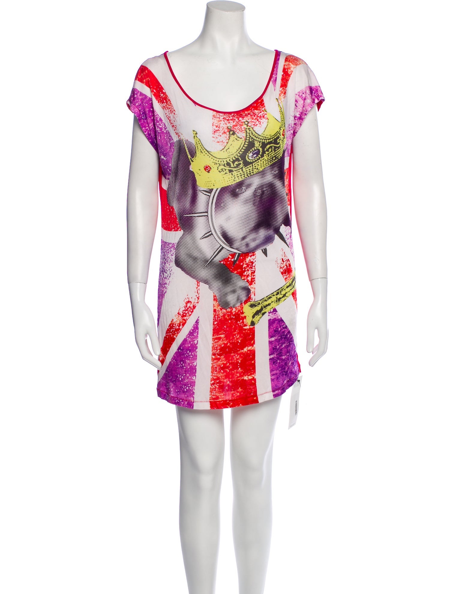 Custo Late 2000's - Early 2010's Mini Dress