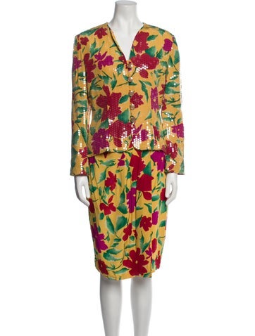 Albert Nipon Suits and Sets Vintage 1980's Skirt Suit M