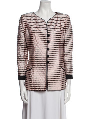 Vintage - Unbranded Jackets Striped Jacket Petite